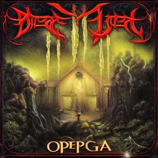 Image similar to ligma as an opeth album cover