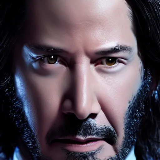 Image similar to keanu reeves as wolverine 4 k detailed super realistic