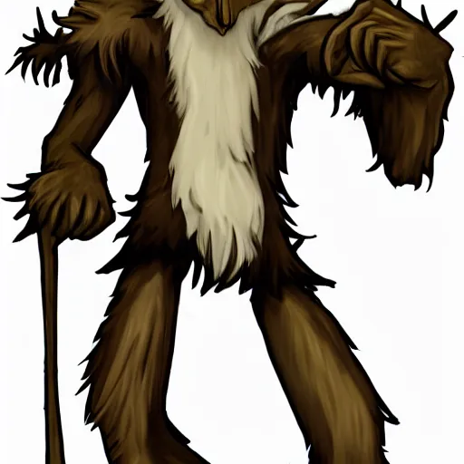 Image similar to tall skinny lanky dnd bugbear