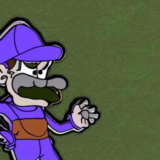 Image similar to Waluigi night vision trail cam found footage