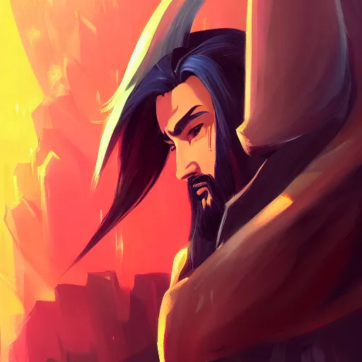 Prompt: a portrait of hanzo from overwatch, by anato finnstark, by alena aenami, by john harris, by ross tran, by wlop, by andreas rocha