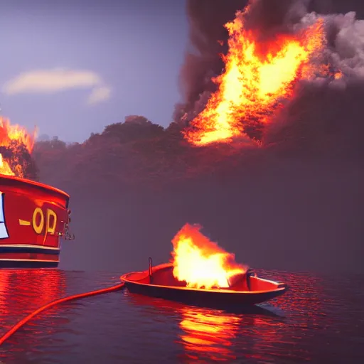 Image similar to A Bored Ape Yacht Club NFT burning in a pit of fire, photo, cinematic, 8k