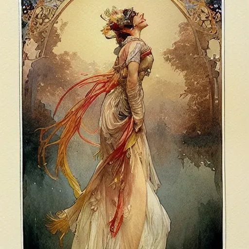 Prompt: a beautifull intricate watercolour painting of a dancing balerinas, reflexions, verry high details by william turner art, greg rutkowski and alphonse mucha, trending on artstation, very very detailed, masterpiece, - n 9