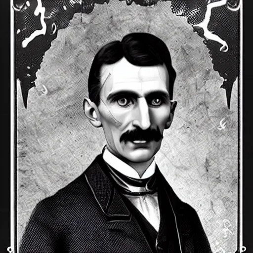 Prompt: Nikola Tesla as a Borderlands character