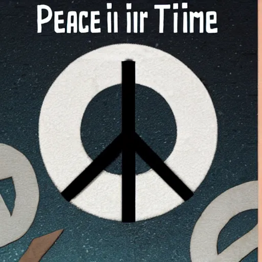 Prompt: peace in our time