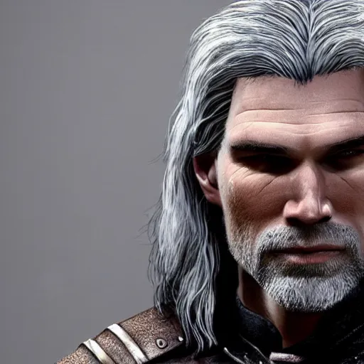 Image similar to anson mount as geralt