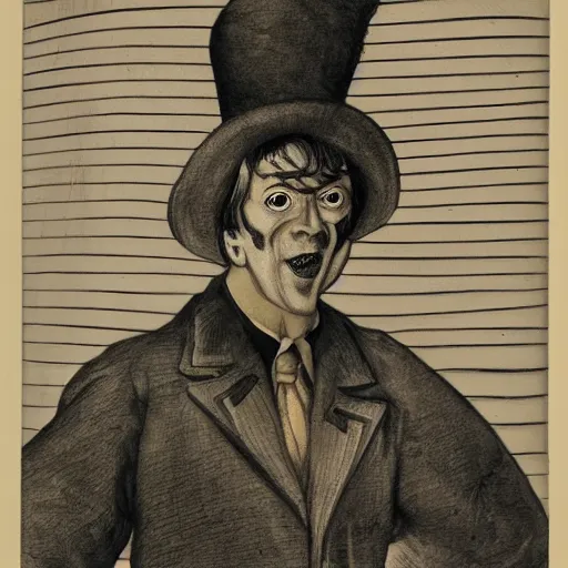 Prompt: a portrait of MOMUS God of satire, mockery, censure, writers and poets and a spirit of evil-spirited blame and unfair criticism