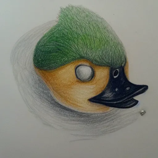 Prompt: cute drawing of Duck