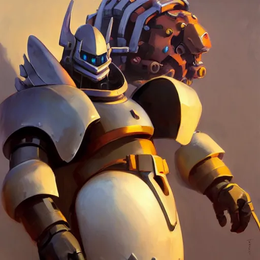 Image similar to greg manchess portrait painting of armored howl from howl's moving castle as overwatch character, medium shot, asymmetrical, profile picture, organic painting, sunny day, matte painting, bold shapes, hard edges, street art, trending on artstation, by huang guangjian, gil elvgren, ruan jia, randy vargas, greg rutkowski