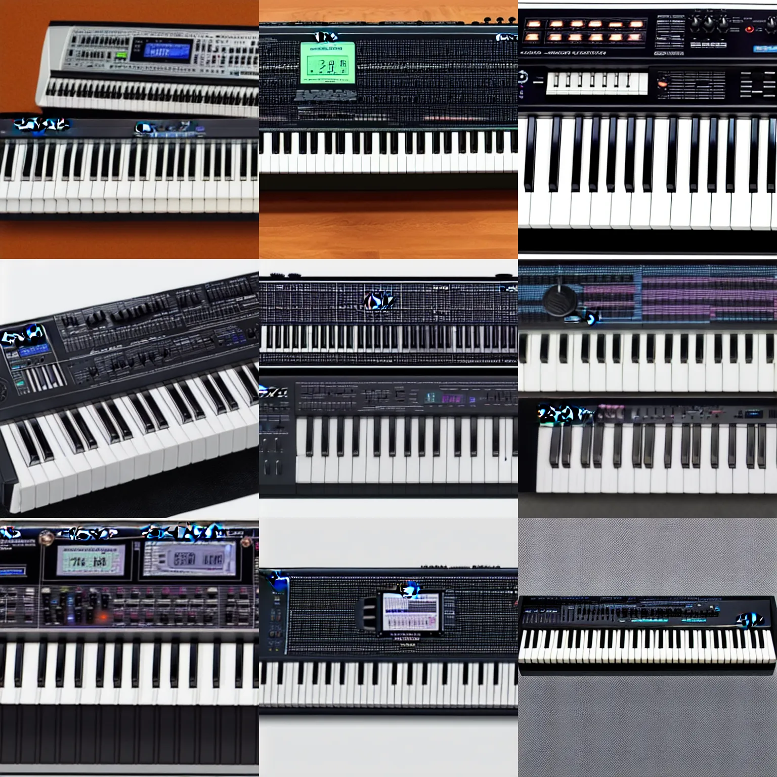 Prompt: casio cz - 1 synthesizer