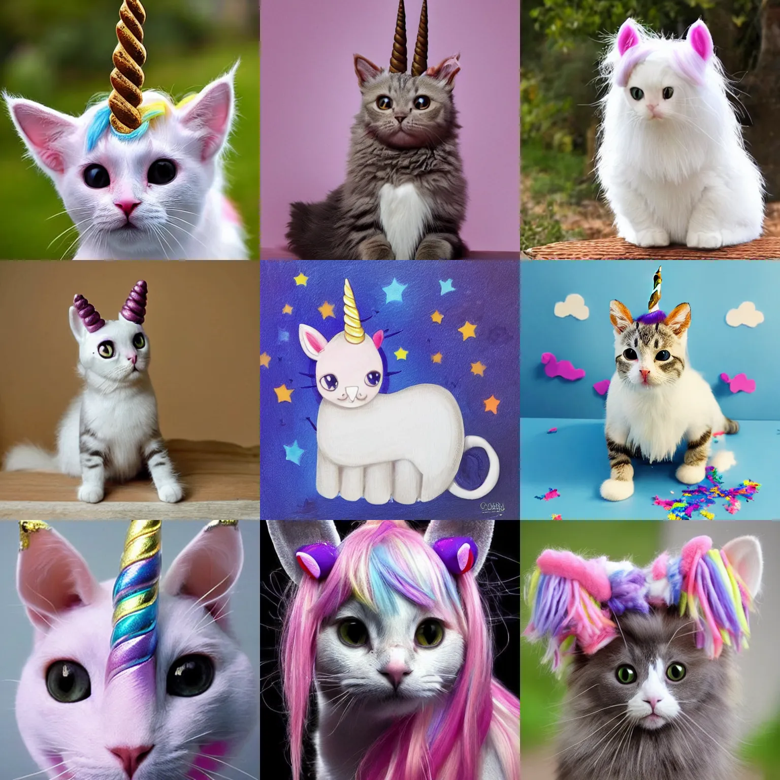 a very cute unicorn cat | Stable Diffusion | OpenArt