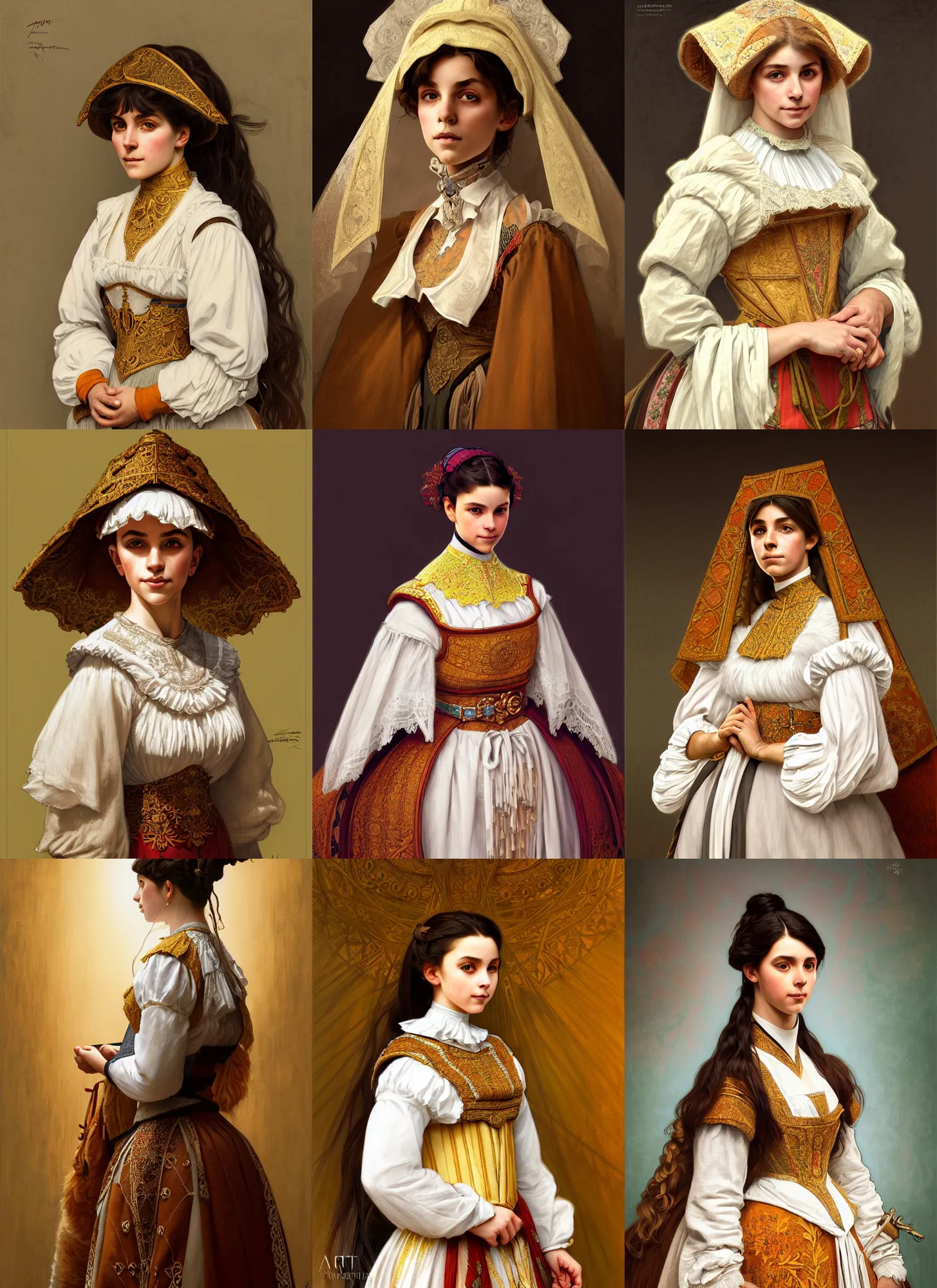 Prompt: symmetry!! portrait of 1 5 0 0 furry andalusian girl in historical andalusian clothing, historical, intricate, highly detailed, dynamic lighting, digital art, digital painting, artstation, wlop, sharp focus, illustration, art by artgerm and greg rutkowski and alphonse mucha, 8 k