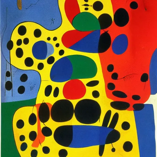 Image similar to the real art of the deal by joan miro