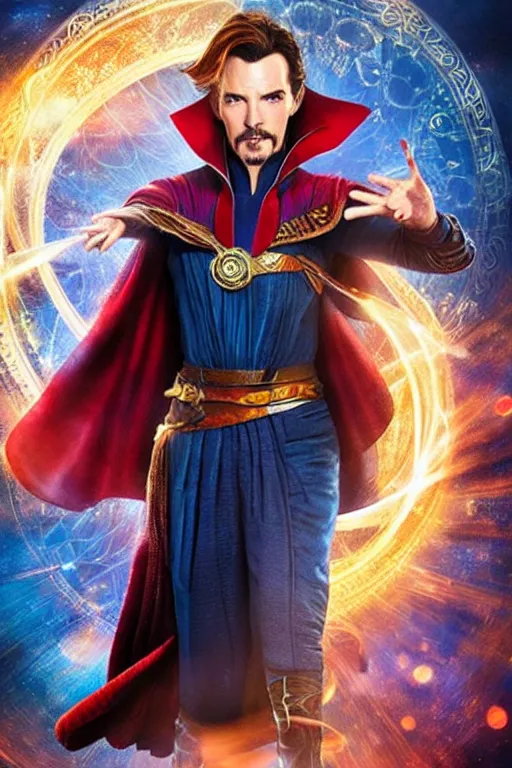 Image similar to emma watson as doctor strange, hyper realistic