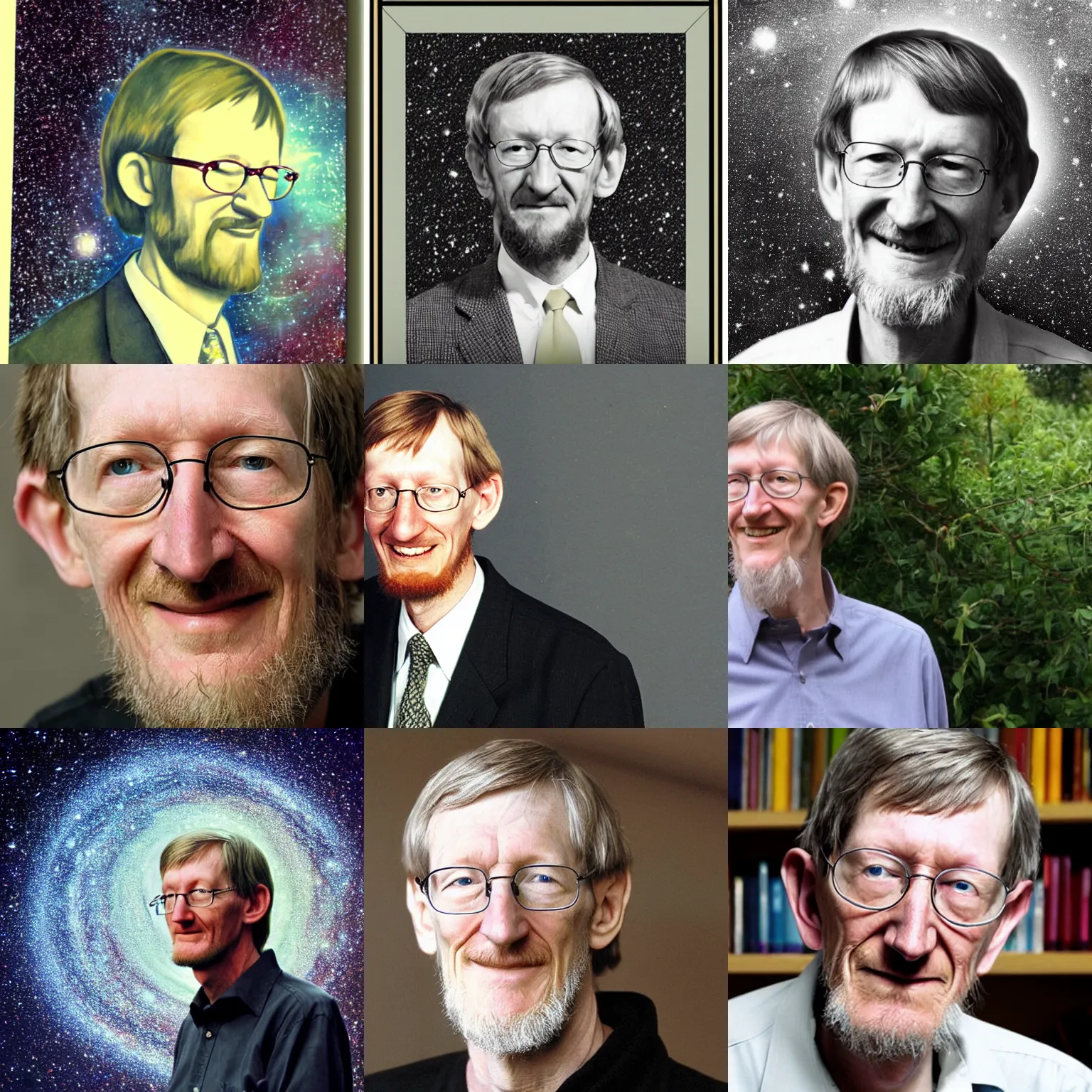 Prompt: alvin plantinga galaxy