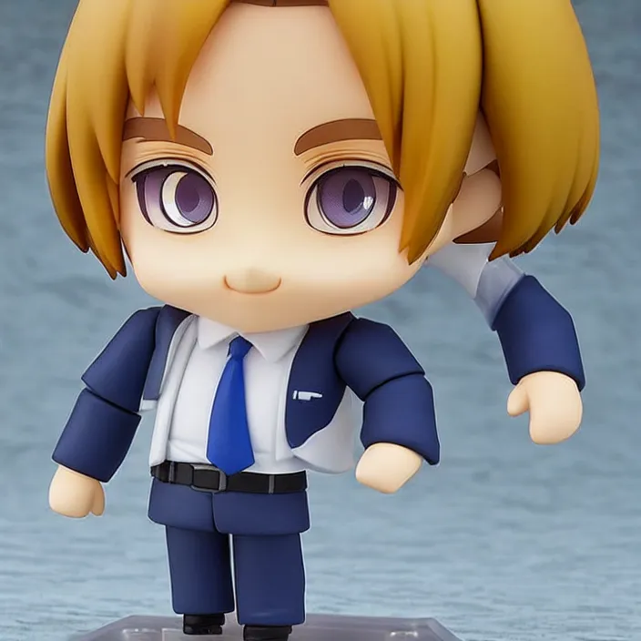 Image similar to benjamin netanyahu, an anime nendoroid of benjamin netanyahu, figurine, detailed product photo