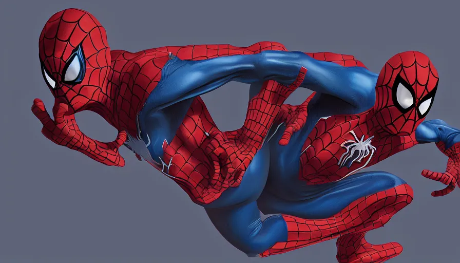 Prompt: Digital painting of Squeezie as Spider-Man, hyperdetailed, artstation, cgsociety, 8k