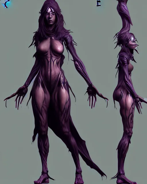 Image similar to dark sorceress full body and human anatomy, highly detailed, zeronis style, artstation, soft light, sharp focus, illustration, character design, concept art