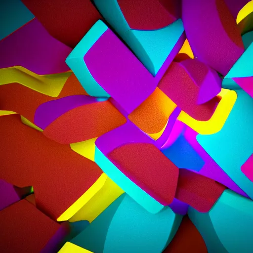 Prompt: colorful abstract texture, octane render, detailed