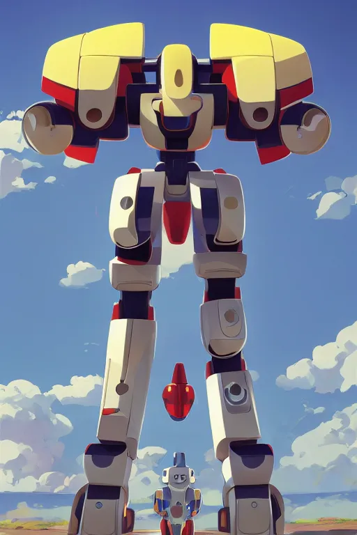 Image similar to metabots medabots medarotto medarot robot minimalist comics, behance hd by jesper ejsing, by rhads, makoto shinkai and lois van baarle, ilya kuvshinov, rossdraws global illumination ray tracing hdr radiating a glowing aura