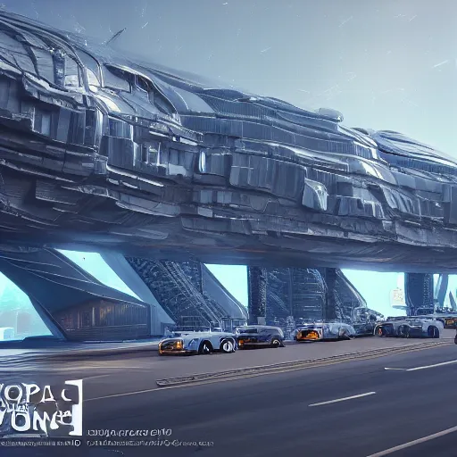 Image similar to sci-fi wall structure on the coronation of napoleon painting and digital billboard in the middle, unreal engine 5, keyshot, octane, artstation trending, ultra high detail, ultra realistic, cinematic, 8k, 16k, in style of zaha hadid, in plastic, dark, tilt shift,