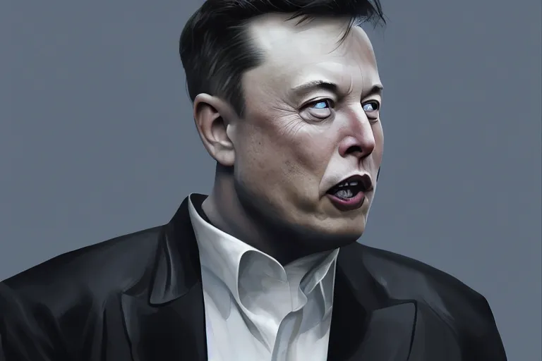 Image similar to elon musk - donald trump hybrid portrait, octane render, volumetric lighting, award - winning, perfection, ambitious, featured on artstation, by greg rutkowski, ambient occlusion, hyper - realism, 4 k hd, qled,