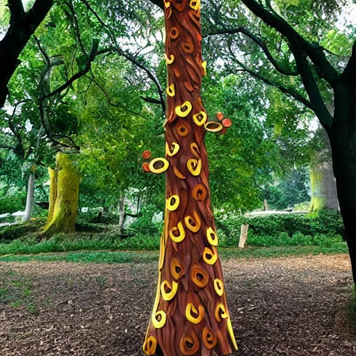 Image similar to fantasy tree that looks like an exclamation point