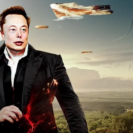 Prompt: that time elon musk reincarnated into another world as an aristocrat, dark fantasy, HD