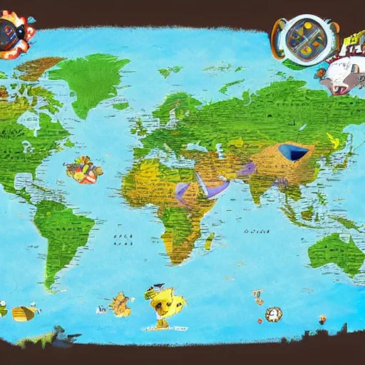 One-piece world map recreation time! #fypシ #map #mapmaker #mapmaking #