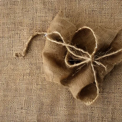 Prompt: burlap sack of memories