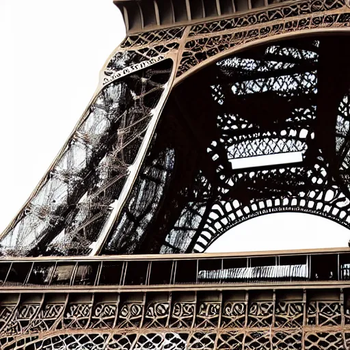 Image similar to broken eiffel tower
