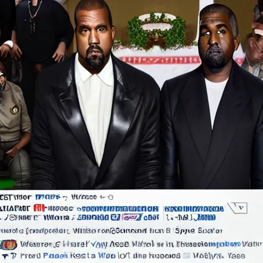 Image similar to kanye west as president