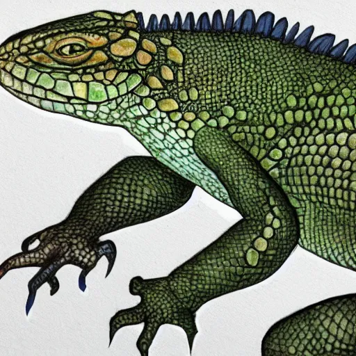 Prompt: a lizard - person, reptilian, scales, photorealistic