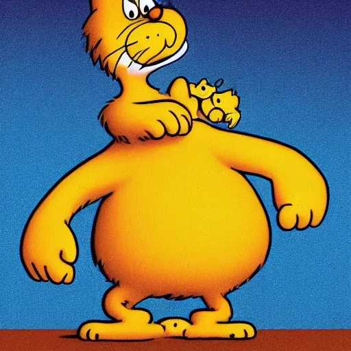 Image similar to garfield illustrated by jim davis