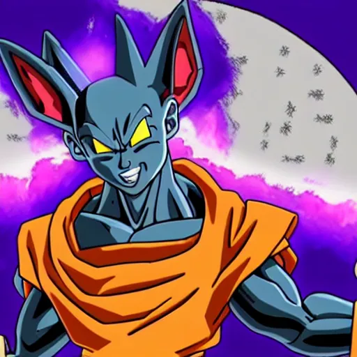 Prompt: Beerus, Dragon Ball Z