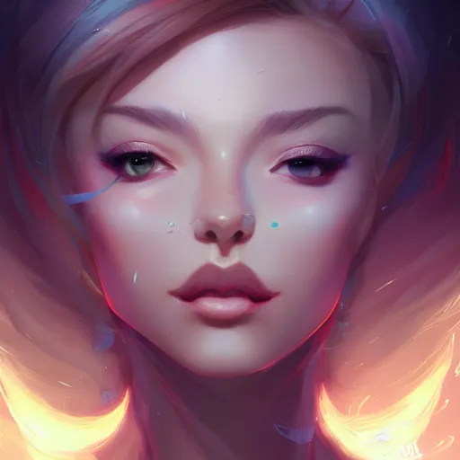 Prompt: a portrait of a beautiful model, art by lois van baarle and loish and ross tran and rossdraws and sam yang and samdoesarts and artgerm and saruei, digital art, highly detailed, intricate, sharp focus, Trending on Artstation HQ, deviantart, unreal engine 5, 4K UHD image