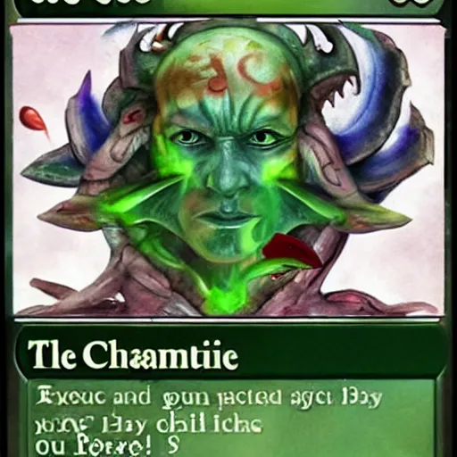 Prompt: Kek, the god of chaos