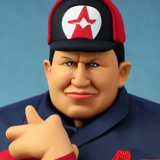 Image similar to hugo chavez action figure. realistic. photo. photorealistic. detailed. high quality. high resolution. lossless quality. lossless. 8 k. hdr. 4 k. 8 k resolution. 1 6 k resolution