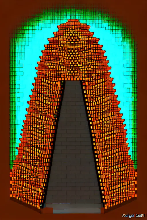 Image similar to Stargate by Pixel art