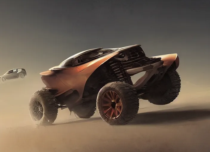 Image similar to a beautiful concept design of an old car converted into offroad sport. car design by cory loftis, fenghua zhong, ryohei hase, ismail inceoglu and ruan jia, henrik fisker and bruce kaiser and scott robertson and dmitry mazurkevich and doruk erdem and jon sibal, volumetric light.