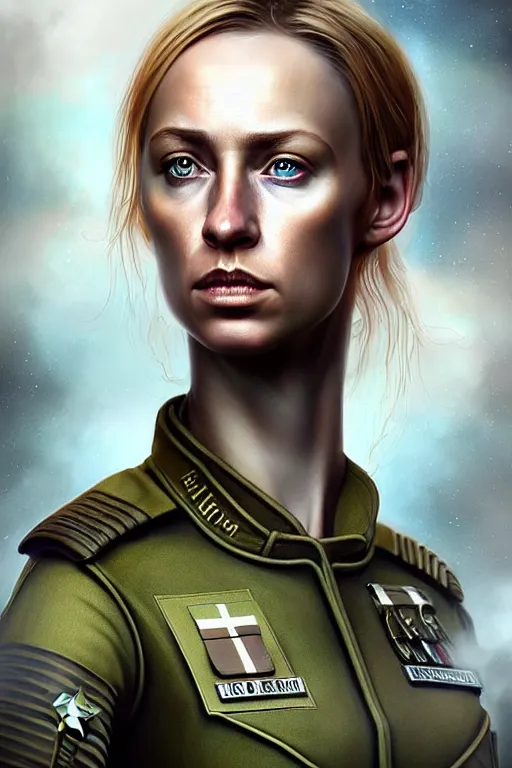 Prompt: epic professional digital art of female irish supermodel starship military officer, painting, by leesha hannigan, iris van herpen, artstation, cgsociety, wlop, epic, much wow, much detail, gorgeous, detailed, masterpiece