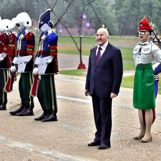 Image similar to Alexander Lukashenko in Deltarune