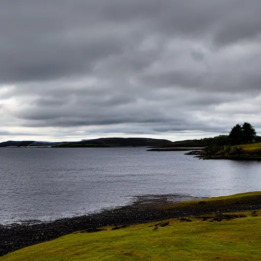 Prompt: dalgety bay, scotland, photography, 4 k