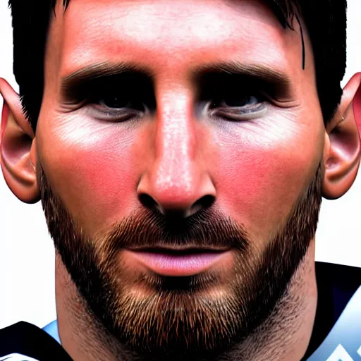 Prompt: Messi profile photo, close up, detailed, 4k, realistic textures