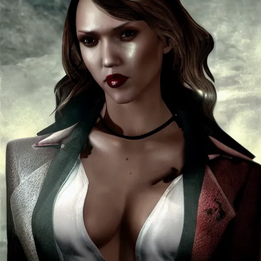 Image similar to jessica alba, vampire the masquerade bloodlines, troika games, vtmb, vtm