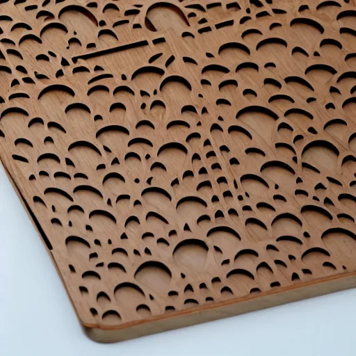 Image similar to layered lasercut wood