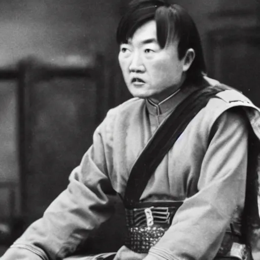 Image similar to an collosal film still of general quan yu