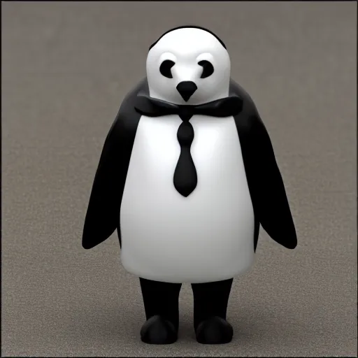 Prompt: 3D render of Tux, 8k, highly detailed, highly intricate, depth of field,