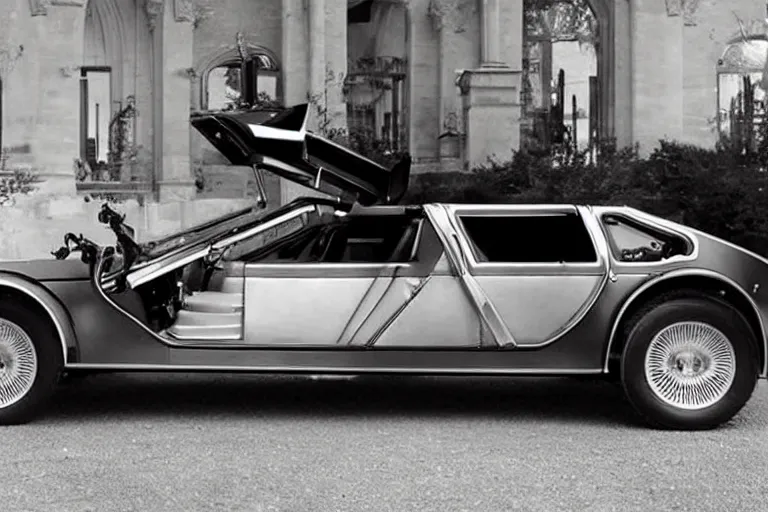 Image similar to limousine 1 9 2 2 delorean