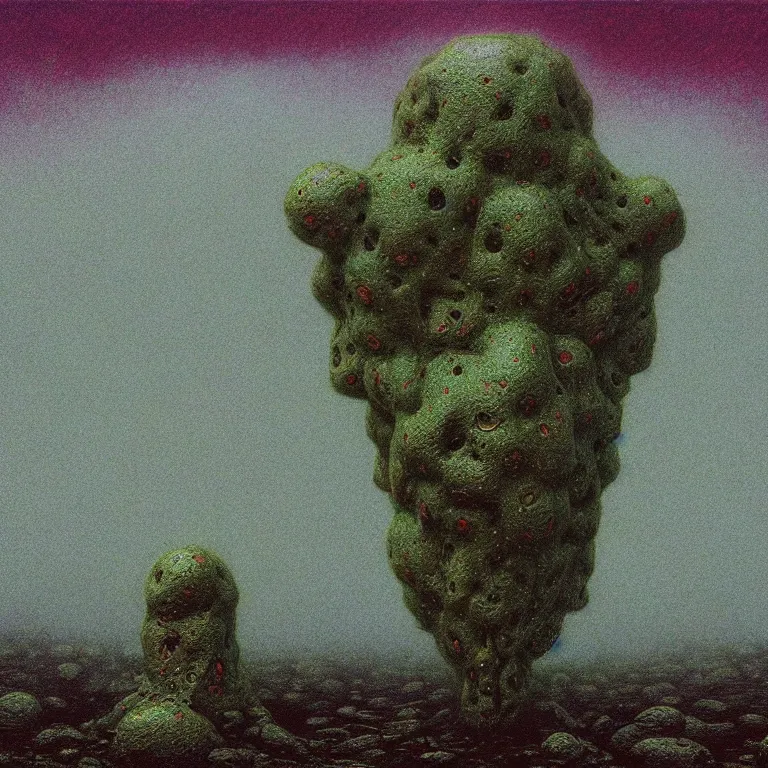 Prompt: amulet of clover, lovecraft, concept art by beksinski and jean delville, dramatic lighting, ultra hd, hdr, 8 k